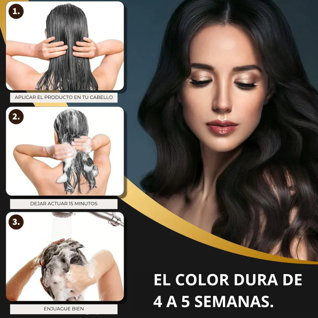 TintaCanas™ - SHAMPOO NEGRO INSTANTANEO
