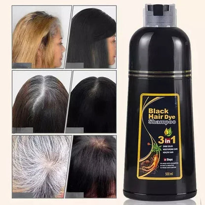 TintaCanas™ - SHAMPOO NEGRO INSTANTANEO