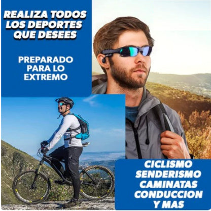 Gafas Sport Con Audífonos Inalambricos
