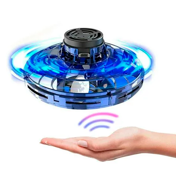 VuelaPop™ - Drone Giroscopio Volador Spinner RGB LED